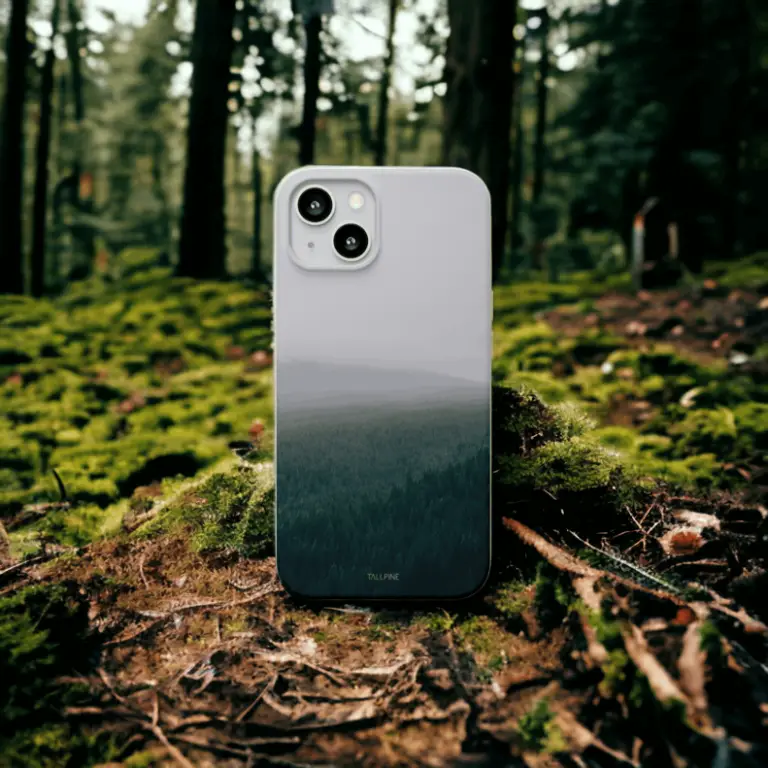 A compostable phone cover