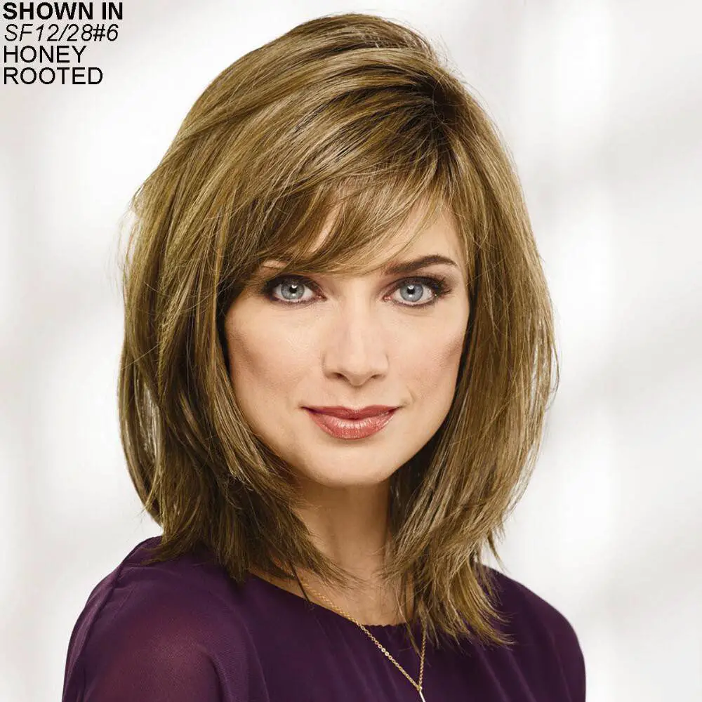 layered shoulder length hair