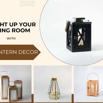 living room floor lanterns