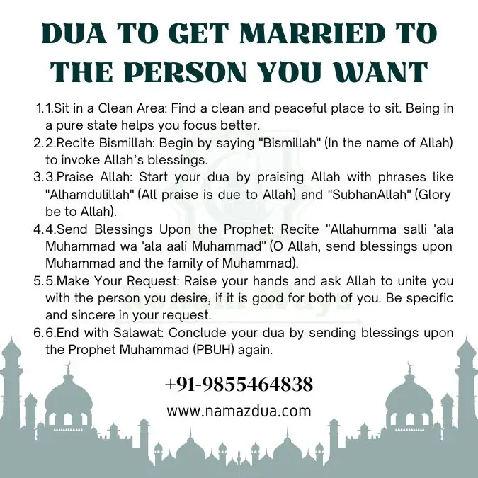 Dua To Get Married To The Person You Want